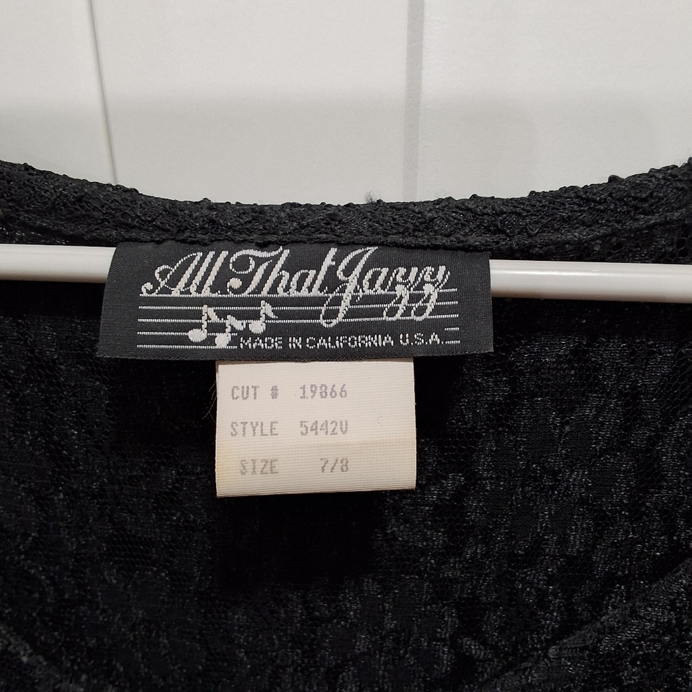 All That Jazz~VTG 80s~Black Lace~Button Maxi Dress~Whimsygoth~Ruffled Collar~7/8 - Picture 2 of 11